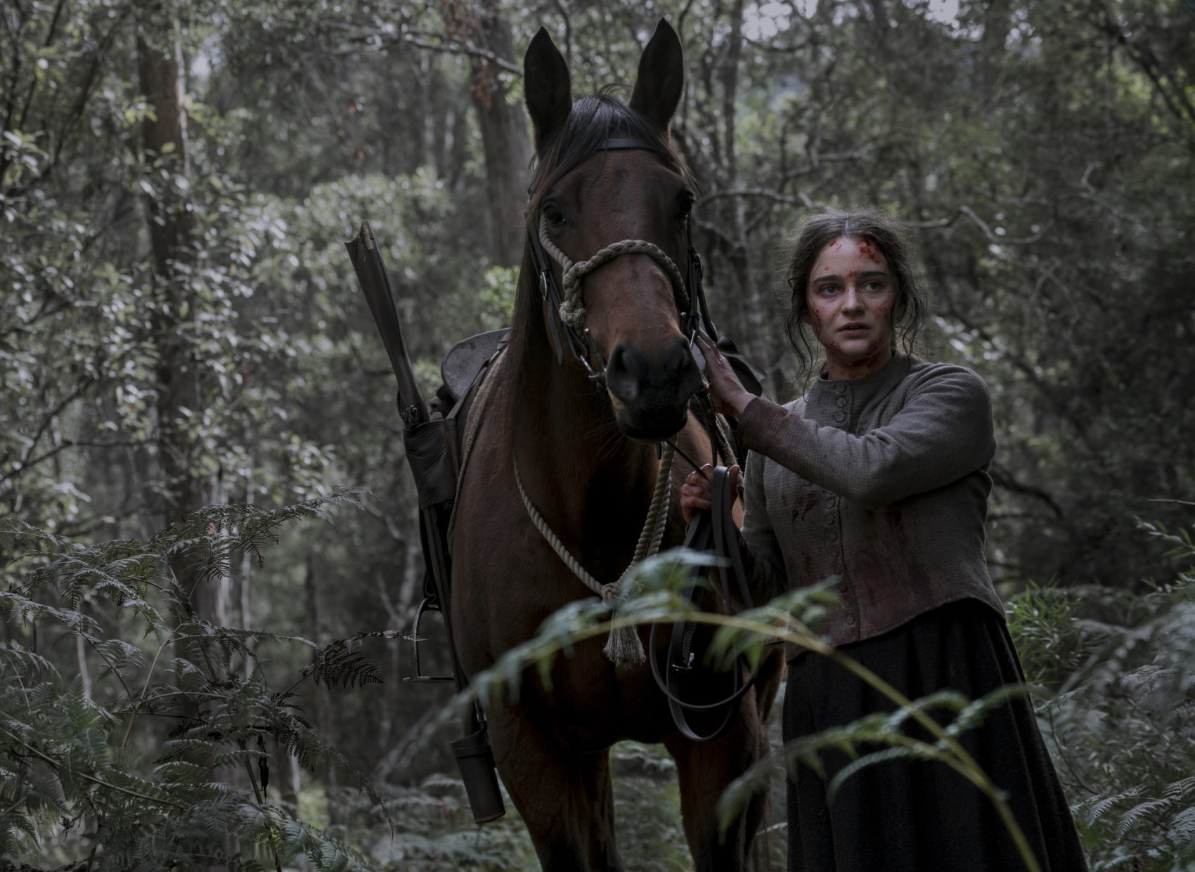 Aisling Franciosi stars as Clare in Jennifer Kent's &quot;The Nightingale.&quot; (Courtesy IFC Films)