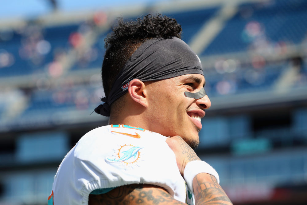 Dolphins wide receiver Kenny Stills has criticized Miami's owner for hosting a fundraiser for President Donald Trump. (Jim Rogash/Getty Images)