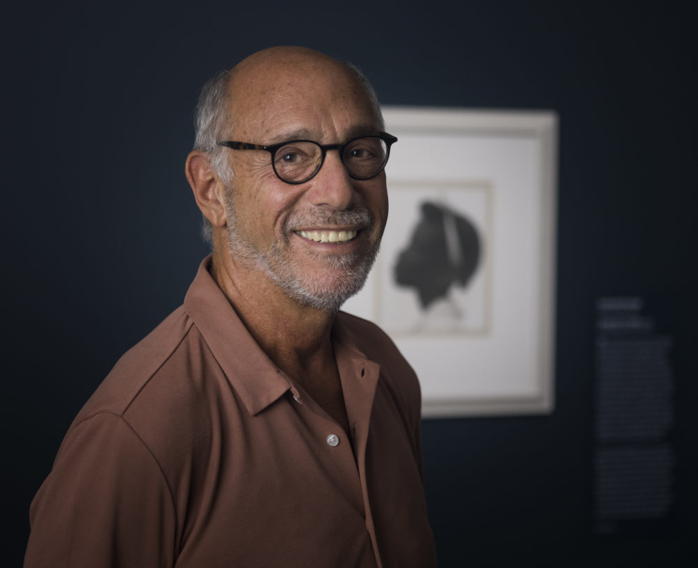 Howard Greenberg in the exhibition &quot;Viewpoints: Photographs from the Howard Greenberg Collection&quot; at the Museum of Fine Arts, Boston; Lois B. and Michael K. Torf Gallery. (Courtesy MFA Boston)