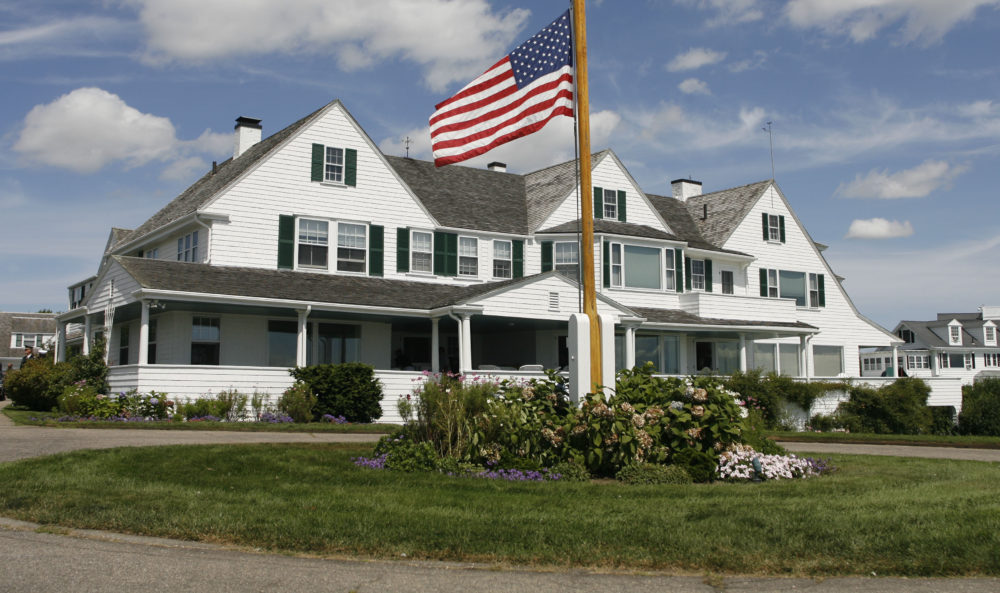 This 2009 file photo shows the main home in the Kennedy family compound in Hyannis Port, Mass. (Stew Milne/AP)