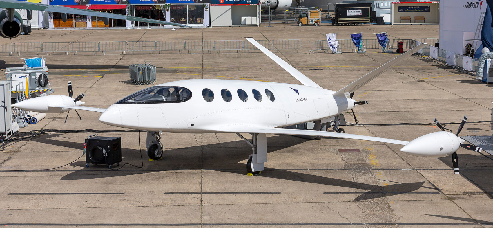 Eviation's Alice electric plane is seen at the Paris Air Show (Courtesy of Eviation)