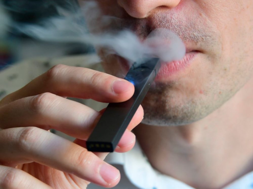 The CDC is investigating nearly 200 vaping-related illnesses and one death. (Eva Hambach/AFP/Getty Images)