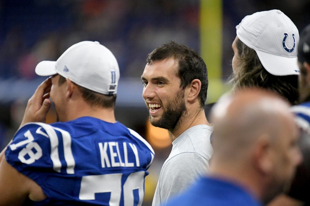 Indianapolis Colts quarterback Andrew Luck stunned the football world last week with the announcement of his retirement at age 29. (Bobby Ellis/Getty Images)
