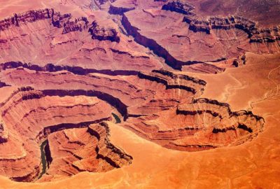 An aerial picture of the Grand Canyon in Arizona taken on July 1, 2013 from around 30,000 feet. (Joe Klamar/AFP/Getty Images)