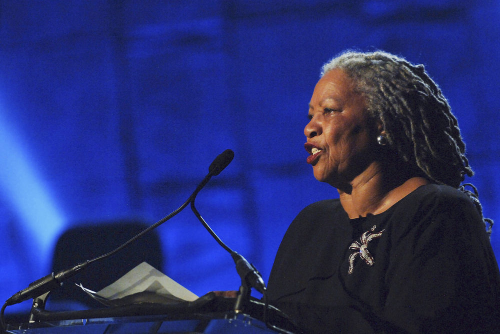Author Toni Morrison performs at the Jazz At Lincoln Center's Concert For Hurricane Relief at the Rose Theater on Sept. 17, 2005 in New York City. (Brad Barket/Getty Images)