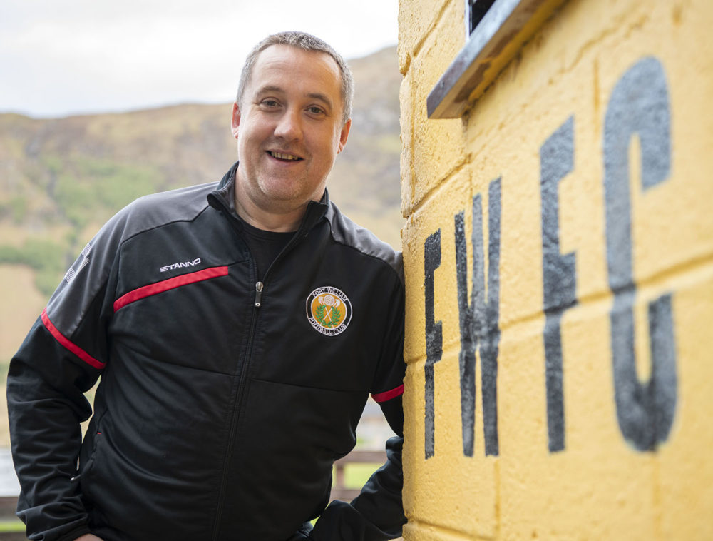 Fort William FC Manager Russell MacMorran. (Iain Ferguson, The Write Image)