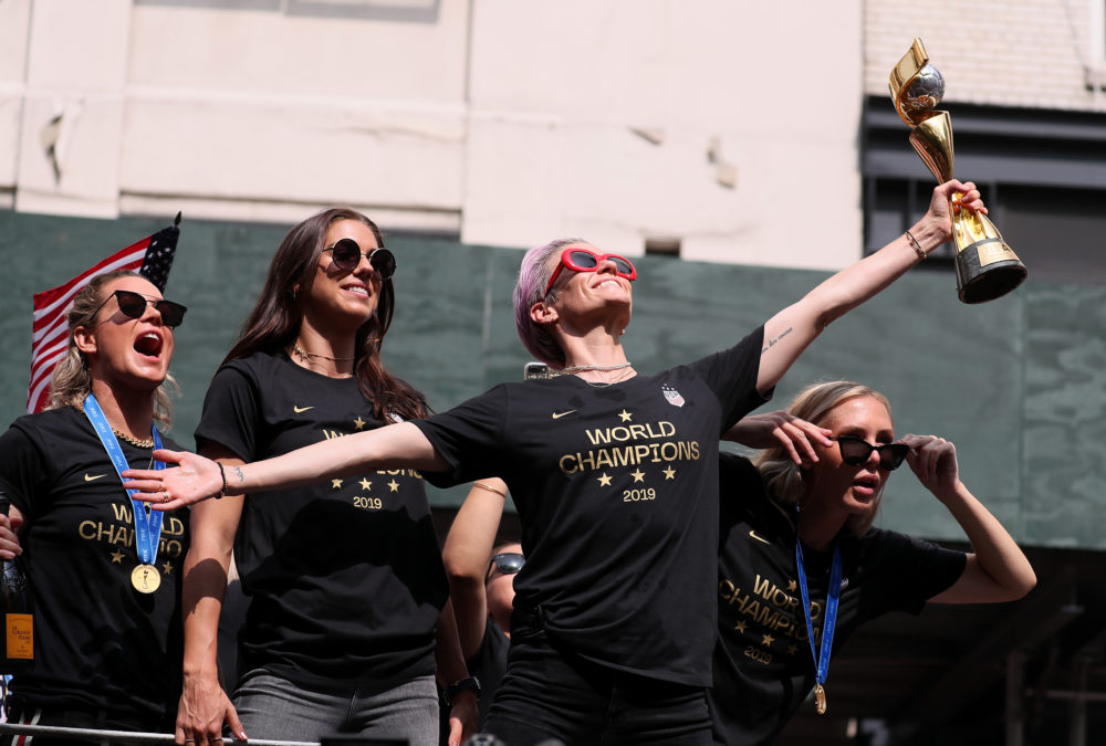 Advertisers spent about $100 million on TV ads during the 2019 Women's World Cup, which was won by the U.S. (Al Bello/Getty Images)