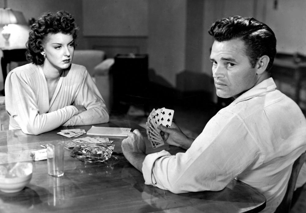 Ann Savage and Tom Neal in &quot;Detour&quot; (1945), directed by Edgar G. Ulmer. (Courtesy PhotoFest)