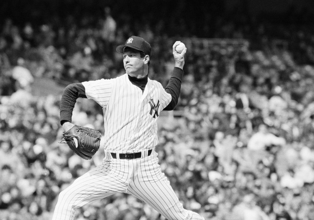 Tommy John pitched a total of eight seasons for the New York Yankees. (AP)
