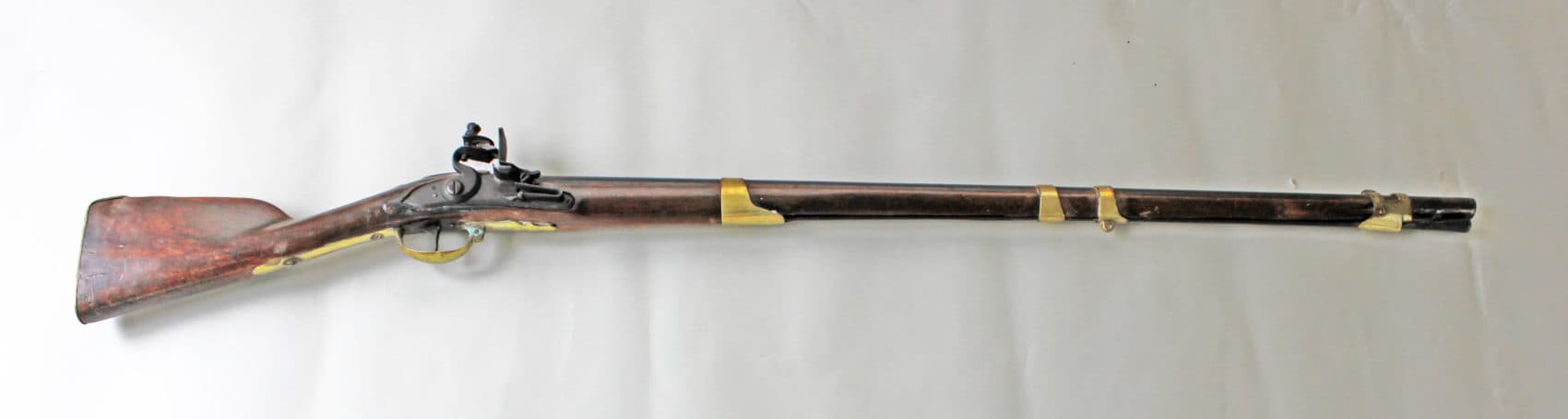 American colonist Private John Simpson is believed to have used this musket to fire the first shot in the Battle of Bunker Hill in 1775. (Courtesy Jonathan Holstein)