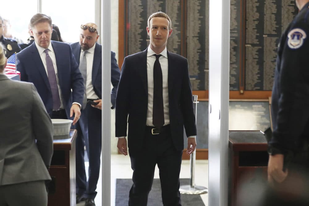 Facebook CEO Mark Zuckerberg arrives to testify before a House Financial Services Committee hearing on Capitol Hill in Washington, Wednesday, Oct. 23, 2019, on Facebook's impact on the financial services and housing sectors. (Andrew Harnik/AP)