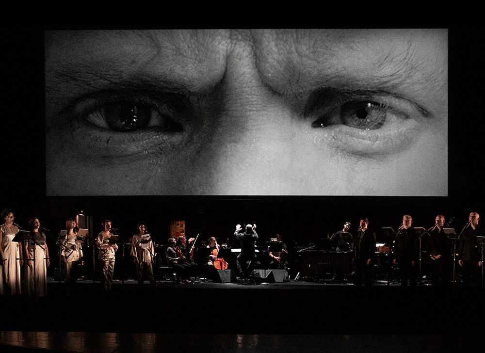 “Triptych (Eyes of One on Another)” is an anti-biopic, convention-bending operatic experience produced by ArKtype and presented by ArtsEmerson and the Celebrity Series of Boston. (Courtesy ArtsEmerson)
