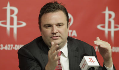 Houston Rockets general manager Daryl Morey, pictured in 2011, is the co-founder of MIT's annual Sports Analytics Conference. (Pat Sullivan/AP)