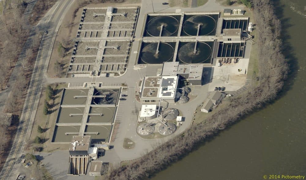 The Lowell Regional Wastewater Utility operates Duck Island Wastewater Treatment Facility, where it's previously allowed a New Hampshire landfill to send polluted runoff for treatment. (Courtesy of City of Lowell)