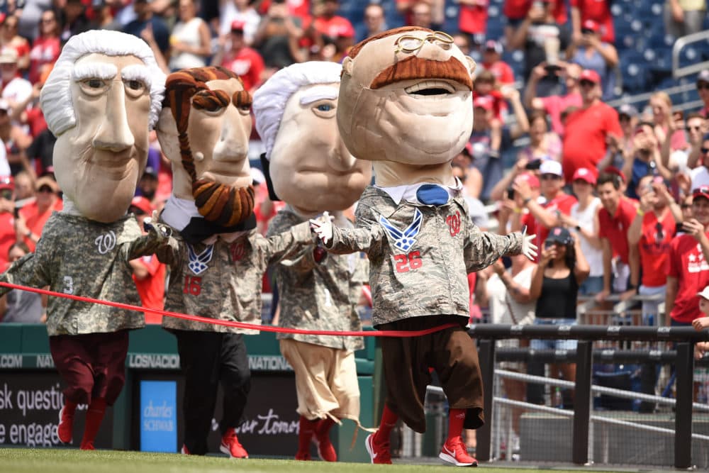 'The President's Race' is a classic event at the Nationals Park. (Mitchell Layton/Getty Images)