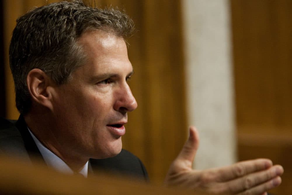 In this 2010 file photo, then-Sen. Scott Brown, R-Mass., is seen on Capitol Hill. (Drew Angerer/AP)