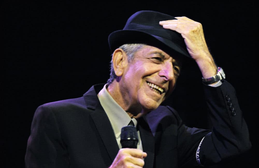 Leonard Cohen performs during Coachella in 2009. (Chris Pizzello/AP)