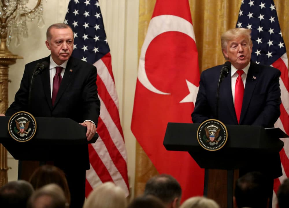 President Trump and Turkish President Recep Tayyip Erdogan hold a press conference on November 13, 2019 in Washington, D.C. (Mark Wilson/Getty Images)