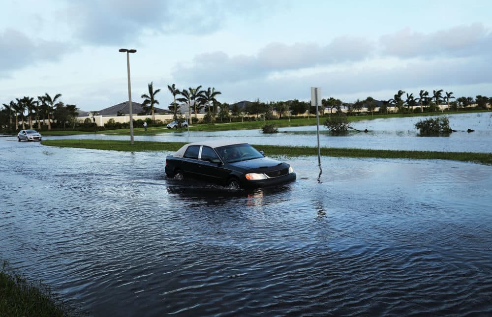 Miami-Dade County is grappling with how to protect itself from sea level rise and flooding from hurricanes. (Spencer Platt/Getty Images)