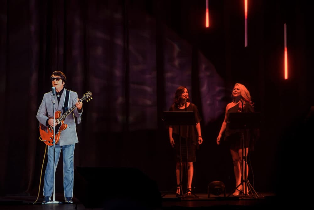 A Roy Orbison hologram performing as part of the “Roy Orbison and Buddy Holly: The Rock ‘n’ Roll Dream Tour.” (Courtesy BASE Hologram Productions)