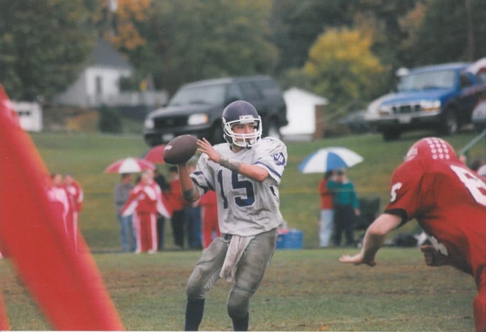 Josh Keefe's team went 0-23 during his three seasons as quarterback. (Courtesy Josh Keefe)