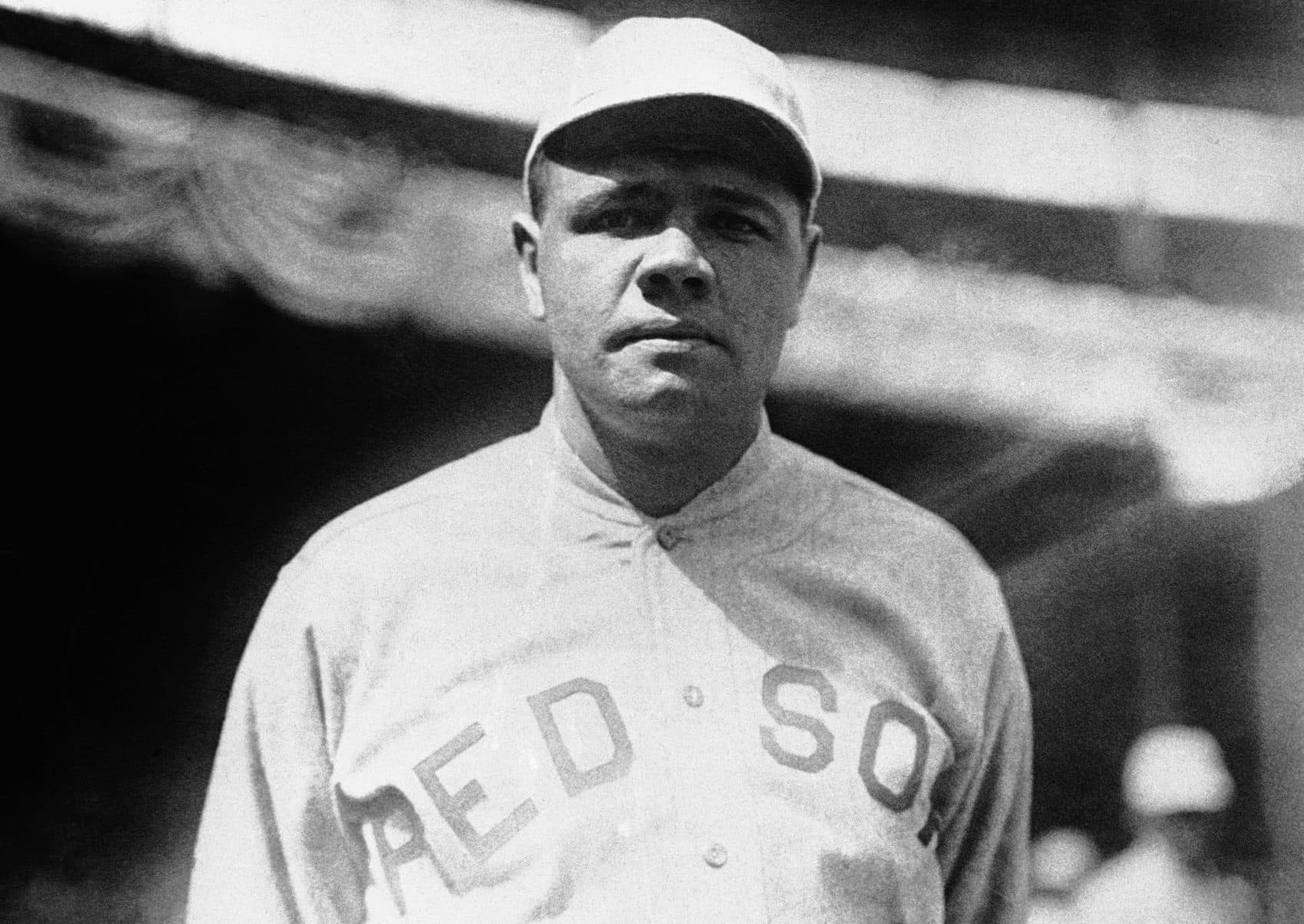 Babe Ruth, pictured in 1919, his final season with the Red Sox (AP Photo)