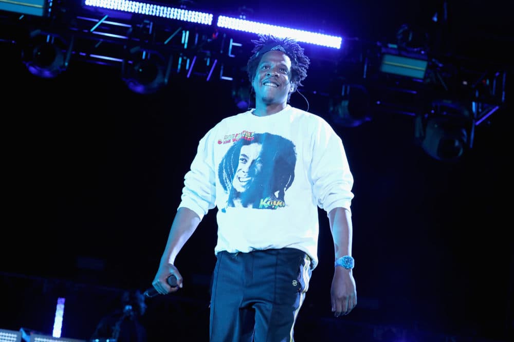 Jay-Z performs onstage at Something in the Water, Day 2, on April 27, 2019 in Virginia Beach City. (Brian Ach/Getty Images for Something in the Water)