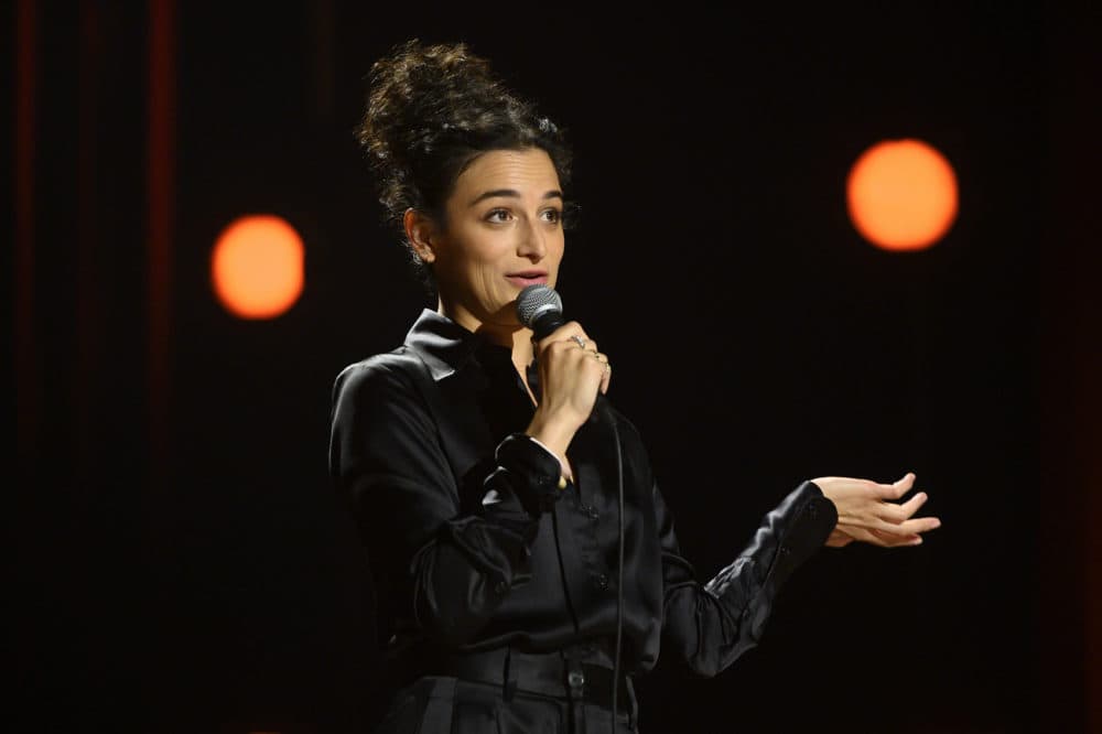 Jenny Slate in her special &quot;Stage Fright.&quot; (JoJo Whilden/Netflix)