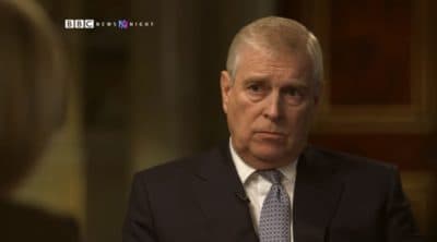 A still of Prince Andrew in the exclusive BBC Newsnight interview with Emily Maitlis. (BBC Newsnight/Youtube)