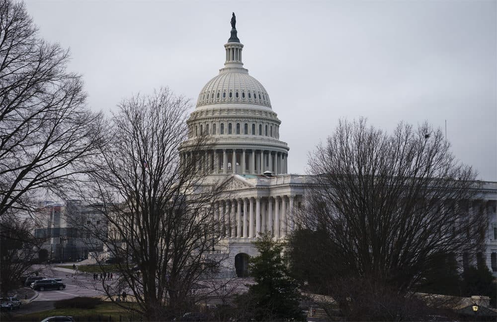 The Capitol is seen before the resumption of the impeachment trial of President Donald Trump on charges of abuse of power and obstruction of Congress, in Washington, Friday, Jan. 24, 2020. (J. Scott Applewhite/AP)