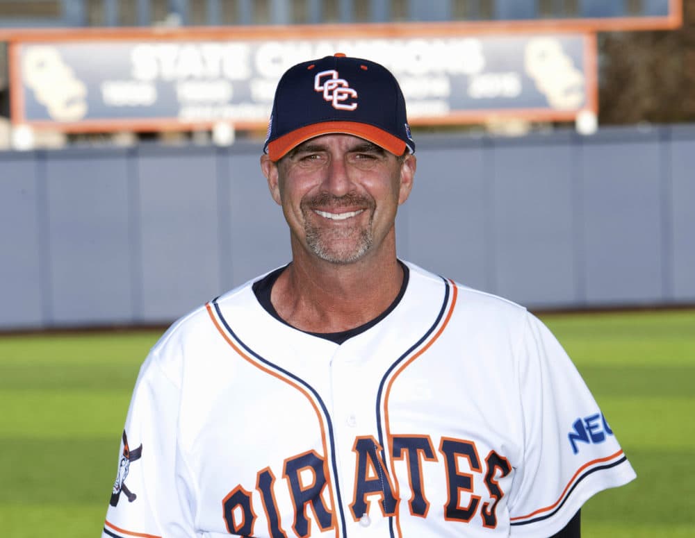 This undated photo released by Orange Coast College shows its head baseball coach John Altobelli. The Altobelli family has confirmed that John Altobelli, his wife Keri and daughter Alyssa were among those killed in the helicopter crash with NBA icon Kobe Bryant and his daughter Gianna in Calabasas, Calif., Sunday. (Orange Coast College via AP)