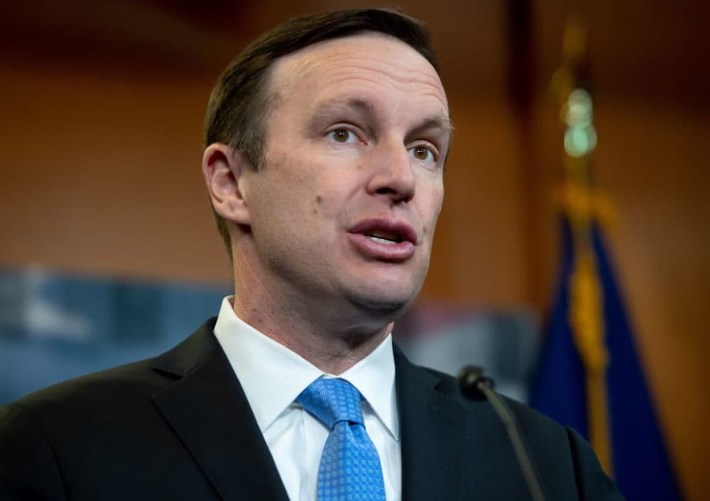 Sen. Chris Murphy talks about the latest on the targeted killing of a top Iranian general and the start of the Senate impeachment trial. (Saul Loeb/AFP/Getty Images)