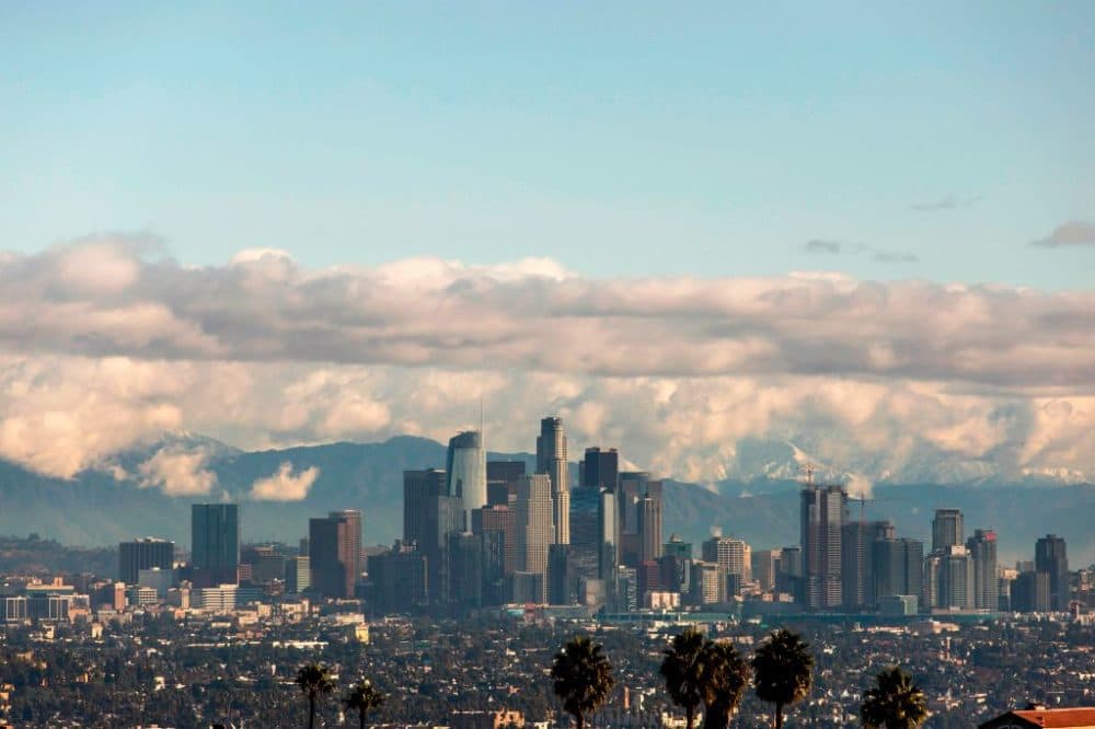 A view of the downtown Los Angeles skyline. (Apu Gomes/AFP/Getty Images)