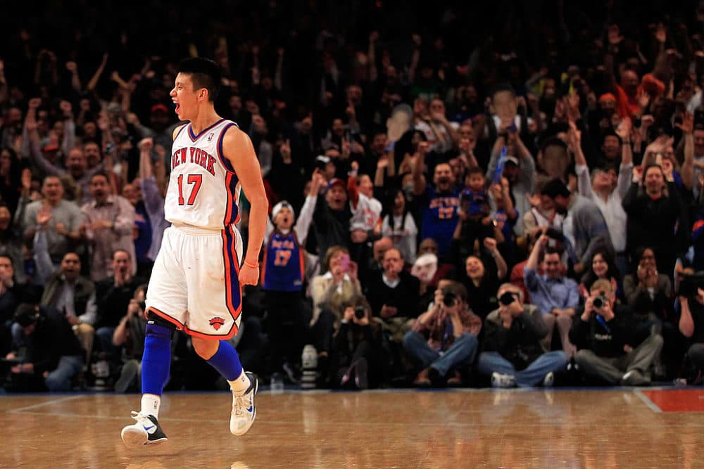In February 2012, Jeremy Lin became the biggest story in sports. (Chris Trotman/Getty Images)