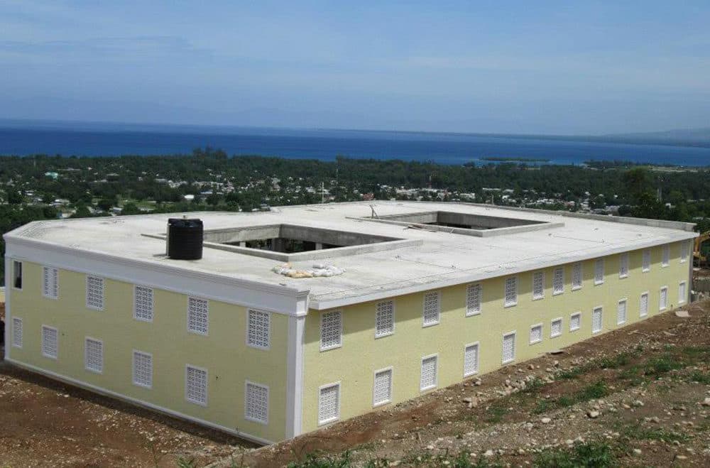 The Be Like Brit orphanage in Grand Goave, Haiti, in the shape of a &quot;B&quot; (Courtesy Be Like Brit)