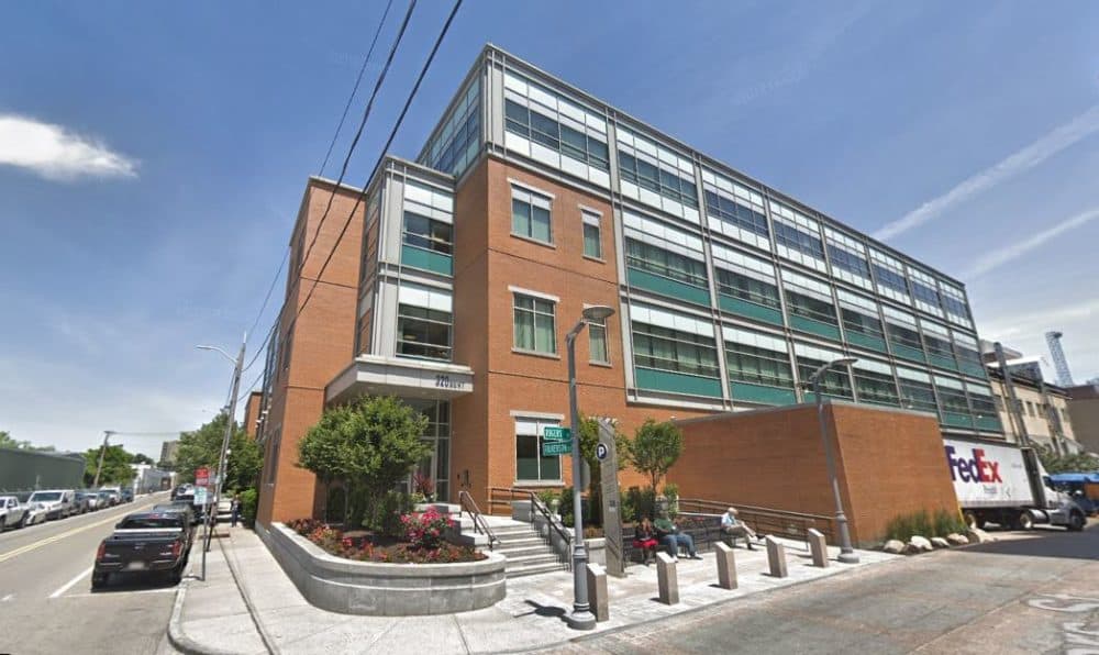 Moderna Therapeutics is housed in an office building at 230 Bent St. in Cambridge. (Screenshot via Google Maps)