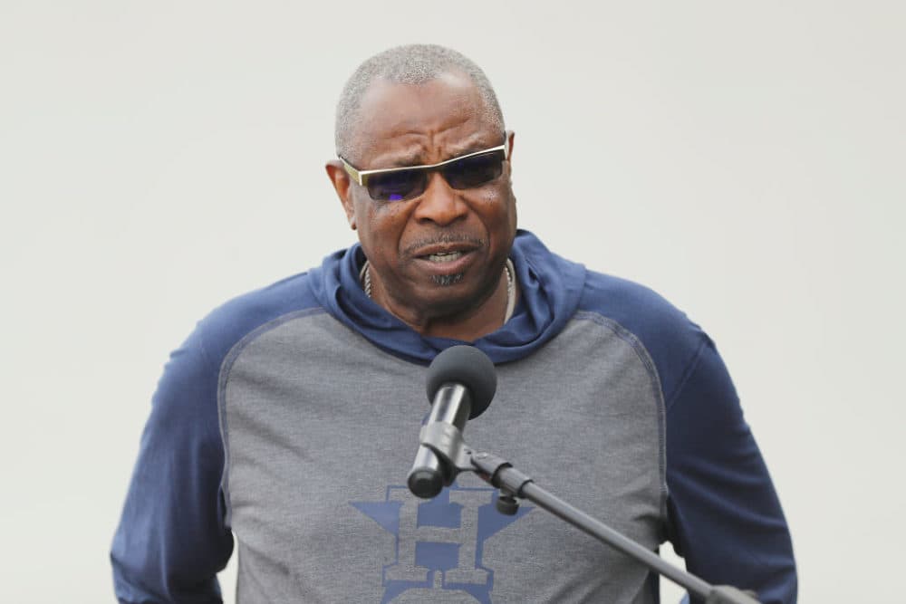 New Houston Astros manager Dusty Baker inherits a talented team ... but one that's also facing controversy. (Michael Reaves/Getty Images)