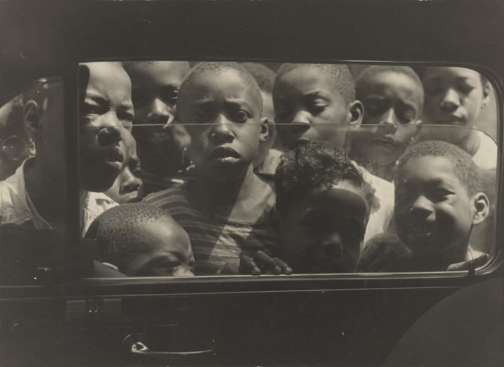 Gordon Parks, &quot;Boys Looking in Car Window, Harlem,&quot; August 1943. (Courtesy of and copyright The Gordon Parks Foundation)
