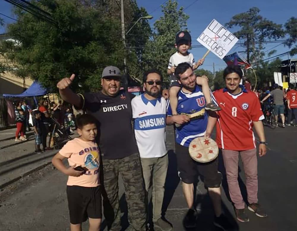 How A Photo Of Rival Soccer Fans Became 'A Symbol Of Unity' In