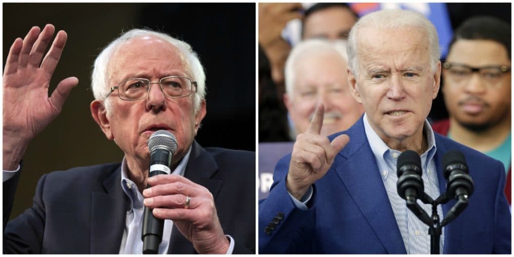 Sen. Bernie Sanders and former Vice President Joe Biden. (AP)