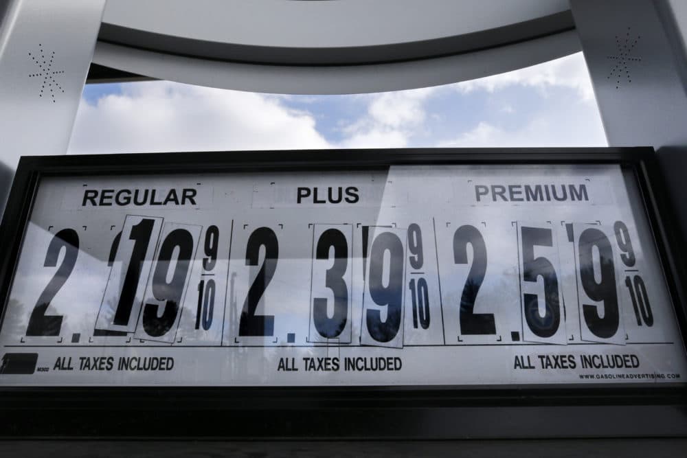 A bill passed by Massachusetts House lawmakers Wednesday would increase the state's 24-cents-per-gallon gasoline and diesel taxes would increase by 5 cents and 9 cents, respectively. (Charles Krupa/AP)