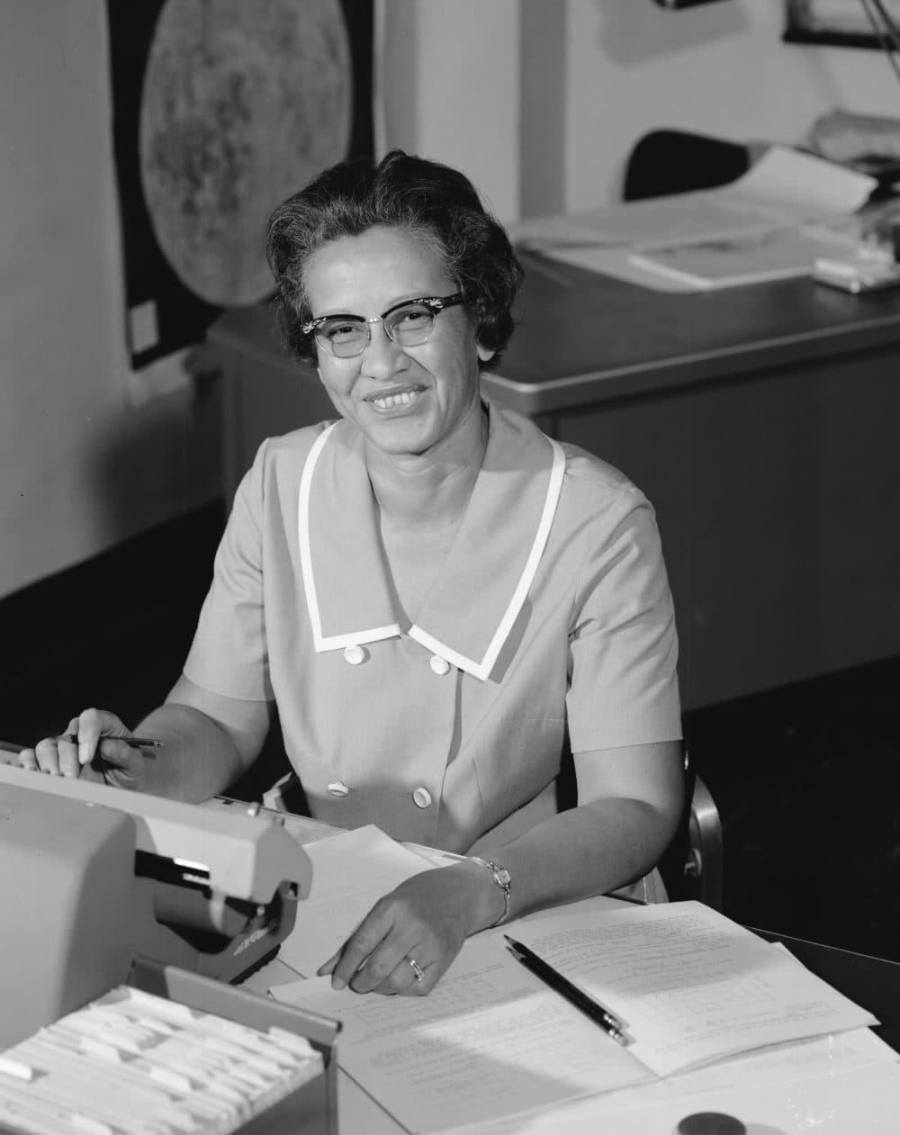 NASA mathematician Katherine Johnson is seen in 1966. (NASA via AP)