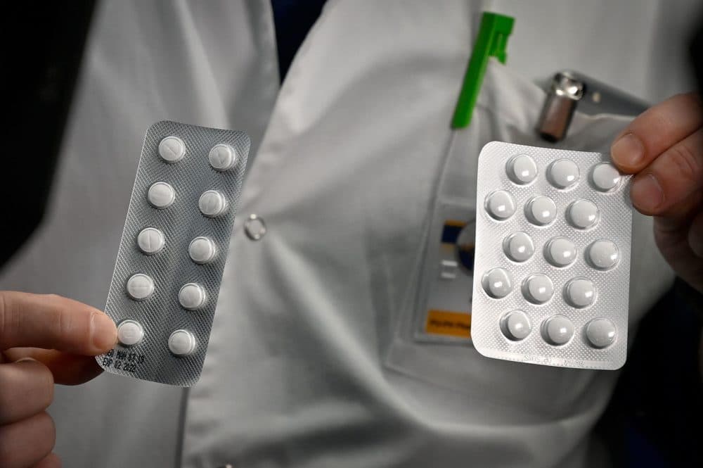 Tablets containing chloroquine.(Gerard Julien/AFP via Getty Images)