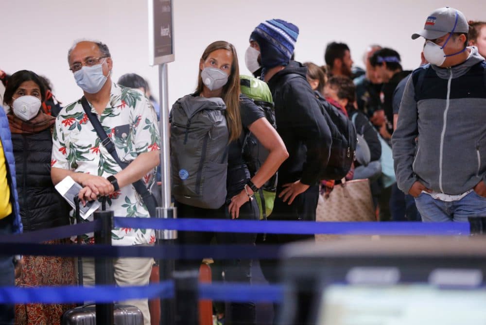 Scores of Americans are trapped in various countries around the world as borders shut and air travel halts in an attempt to prevent the spread of COVID-19. (Luka Gonzales/AFP via Getty Images)