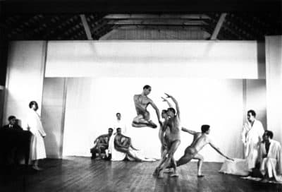 Dancers perform a piece by choreographer John Lindquist at Jacob's Pillow. (Courtesy Oxford University Press )