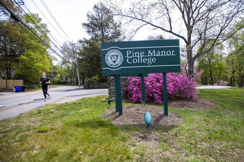 Pine Manor College in Brookline. (Jesse Costa/WBUR)