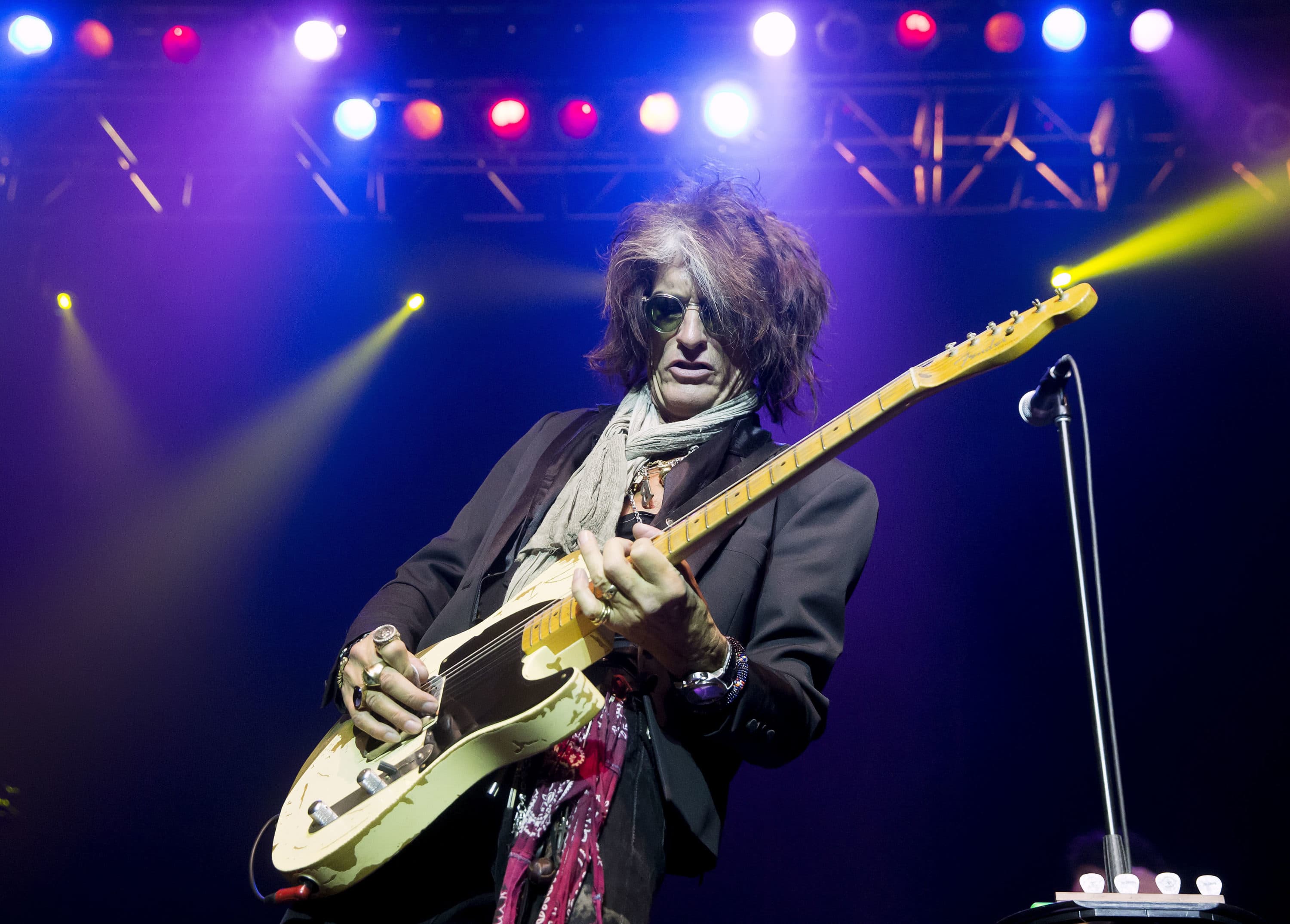 Joe Perry performs with Joe Perry and Friends at the House of Blues on Wednesday, April 18, 2018 in Boston. (Winslow Townson/Invision/AP)
