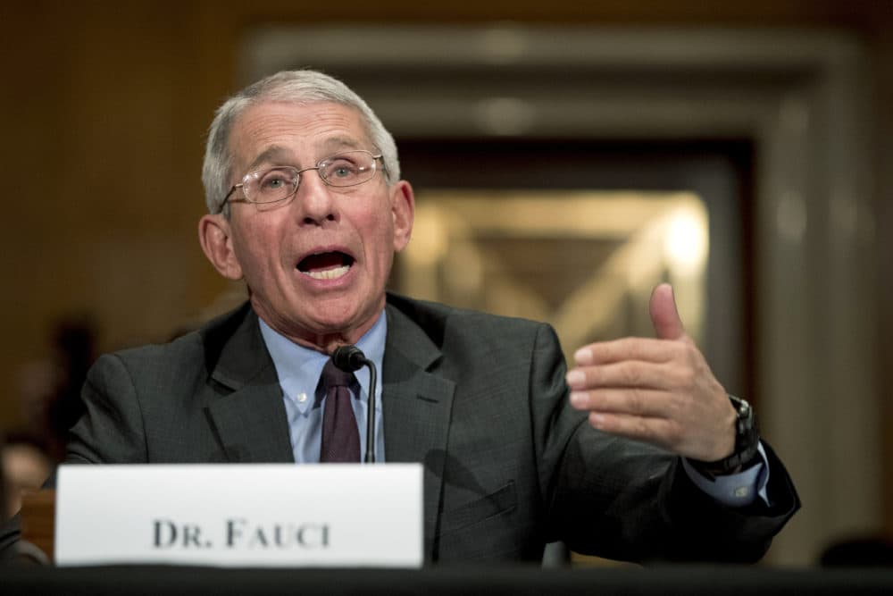 National Institute for Allergy and Infectious Diseases Director Dr. Anthony Fauci testifies before a Senate Health, Education, Labor and Pensions Committee hearing on the coronavirus on Capitol Hill, Tuesday, March 3, 2020, in Washington. (Andrew Harnik/AP)