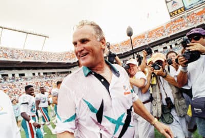 Former Miami Dolphins head coach Don Shula in 1991. (Kathy Willens/AP)