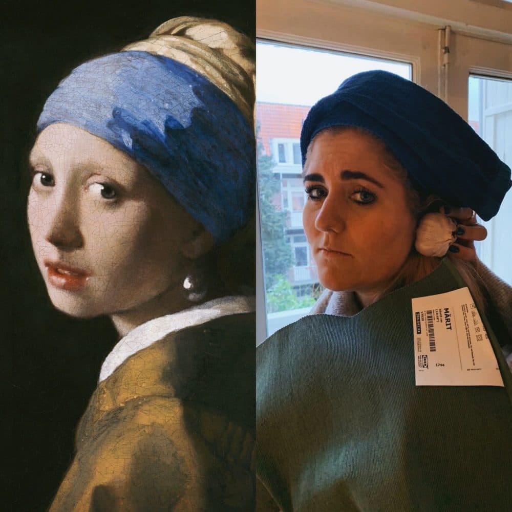 Anneloes Officier as Girl with a Pearl Earring (Courtesy)
